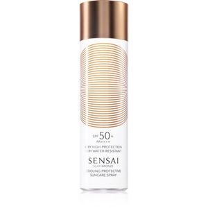 Sensai Silky Bronze Cooling Protective Suncare Spray fényvédő spray SPF 50+ PA ++++ 150 ml kép