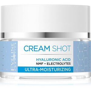 Eveline Cosmetics Cream Shot Hyaluronic Acid intenzíven hidratáló krém Száraz, nagyon száraz bőrre 50 ml kép