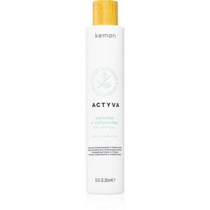Kemon Group Actyva Volume e Corposità tömegnövelő sampon a selymes hajért szilikonmentes 250 ml kép