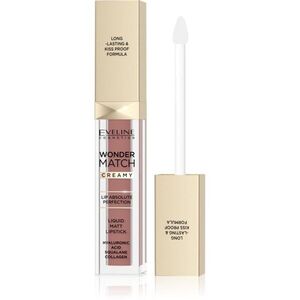Eveline Cosmetics Wonder Match tartós matt folyékony rúzs hialuronsavval árnyalat 09 Dream Nude 6.8 ml kép