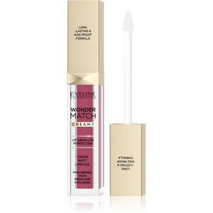 Eveline Cosmetics Wonder Match tartós matt folyékony rúzs hialuronsavval árnyalat 10 Berry Rose 6.8 ml kép
