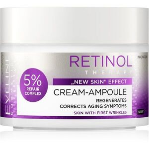 Eveline Cosmetics Cream-Ampoule Retinol éjszakai regeneráló krém a bőröregedés első jeleinek eltüntetésére 50 ml kép