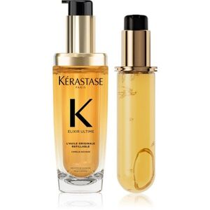 Kérastase Elixir Ultime L'huile Originale takarékos kiszerelés a fénylő és selymes hajért 2x75 ml kép
