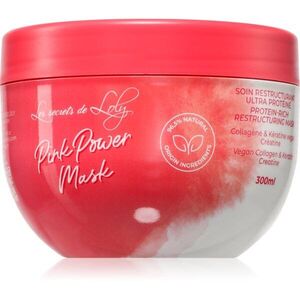 Les Secrets De Loly Pink Power Mask megújító maszk a hullámos és göndör hajra 300 ml kép