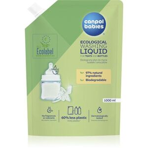 Canpol babies Ecological Washing Liquid mosószer a gyerekruhákhoz utántöltő 1000 ml kép
