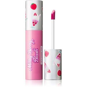 I Heart Revolution Milkshake Milky Berry Blush multifunkcionális smink ajkakra és arcra árnyalat Strawberry Shake 10 ml kép