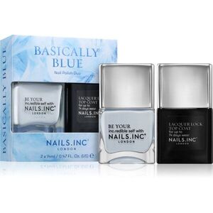 Nails Inc. Basically Blue körömlakk szett kép