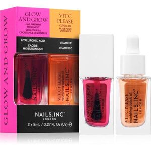 Nails Inc. Glow and Grow & Vit C Please körömlakk szett tápláló hatással kép