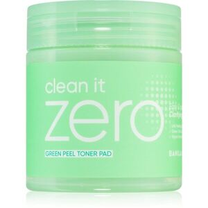Banila Co. clean it zero Green Peel Toner Pad arctisztító peeling párnácskát zsíros és problémás bőrre 70 db kép
