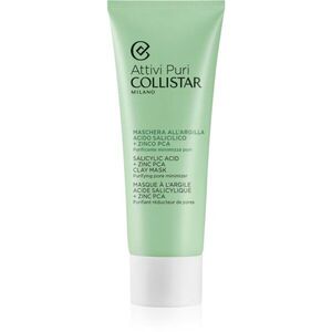 Collistar Attivi Puri Salicylic Acid + Zinc Clay Mask agyagos maszk hialuronsavval 75 ml kép