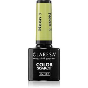 Claresa SoakOff UV/LED Color Neon géles körömlakk árnyalat 3 5 g kép