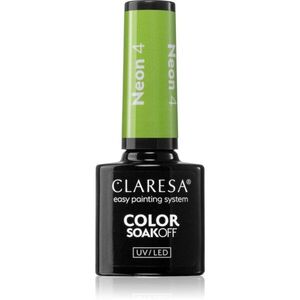 Claresa SoakOff UV/LED Color Neon géles körömlakk árnyalat 4 5 g kép