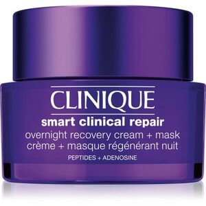 Clinique Smart Clinical™ Repair Overnight Recovery Cream + Mask éjszakai hidratáló maszk és krém az arcbőr regenerálására és megújítására 50 ml kép