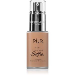 PÜR Cosmetics 4-in-1 Love Your Selfie alapozó és korrektor 2 az 1-ben árnyalat TN3 30 ml kép
