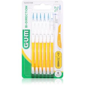 G.U.M Bi Direction Interdental Brush 2714 fogköztisztító kefék 1, 4 mm 6 db kép