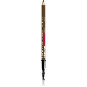 NYX Professional Makeup Powder Louder szemöldök ceruza kefével árnyalat Soft Brown 1 db kép