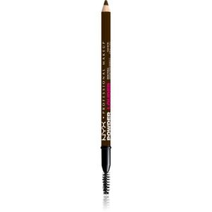 NYX Professional Makeup Powder Louder szemöldök ceruza kefével árnyalat Ash Brown 1 db kép