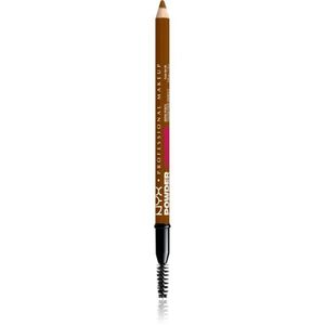 NYX Professional Makeup Powder Louder szemöldök ceruza kefével árnyalat Louder Auburn 1 db kép