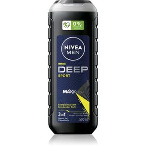 NIVEA MEN Deep Sport energizáló tusfürdő gél uraknak 500 ml kép