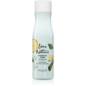 Oriflame Love Nature Organic Aloe Vera & Pineapple hidratáló víz arcra 150 ml kép