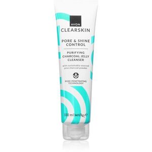 Avon Clearskin Pore & Shine Control mélyen tisztító gél aktív szénnel 100 ml kép