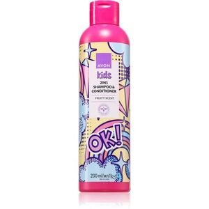 Avon Kids Fruit sampon és kondicionáló 2 in1 200 ml kép