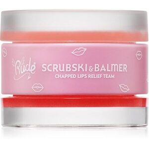 Rude Cosmetics Scrubski & Balmer ajakbalzsam és peeling árnyalat Grapefruit 7.5 g kép