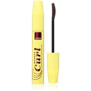 Avon Wonder Curl dúsító és göndörítő szempillaspirál árnyalat Brown Black 10 ml kép