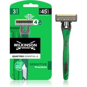 Wilkinson Sword Quattro Essential 4 Sensitive Precision eldobható borotvák 3 db kép