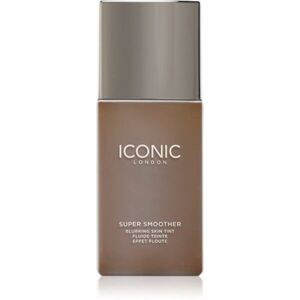 ICONIC London Super Smoother Blurring Skin Tint könnyű hidratáló alapozó árnyalat Neutral Deep 30 ml kép