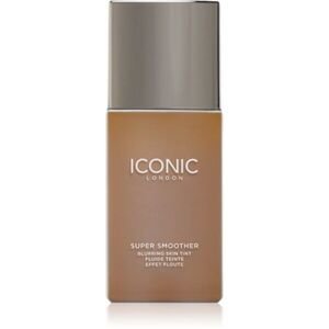 ICONIC London Super Smoother Blurring Skin Tint könnyű hidratáló alapozó árnyalat Warm Deep 30 ml kép
