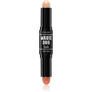 Rude Cosmetics Magic Duo dupla végű kontur ceruza árnyalat Medium 4.5 g kép