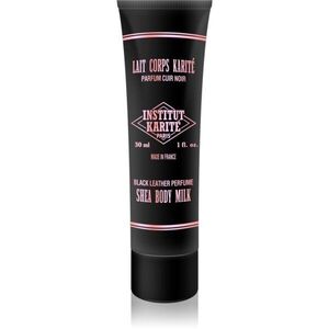 Institut Karité Paris Black Leather Shea Body Milk testápoló tej bambuszvajjal 30 ml kép
