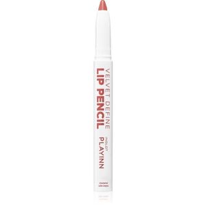 Inglot PlayInn Velvet Define Lip Pencil intenzív szájkontúrceruza árnyalat BLUSHING ESPRESSO 64 1.6 g kép