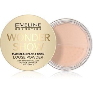 Eveline Cosmetics Wonder Show bőrvilágosító púder arcra és testre Maxi Glam 6 g kép