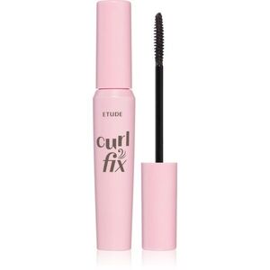 ETUDE Curl Fix Mascara vízálló szempillaspirál a dús és ívelt pillákért árnyalat 03 Gray brown 8 g kép