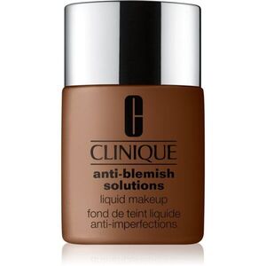 Clinique Anti-Blemish Solutions™ Liquid Makeup fedő hatású alapozó az aknéra hajlamos zsíros bőrre árnyalat WN 125 Mahogany 30 ml kép