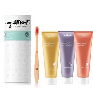 My White Secret Gift Pack Fruits Toothpaste + Toothbrush fogápoló készlet kép