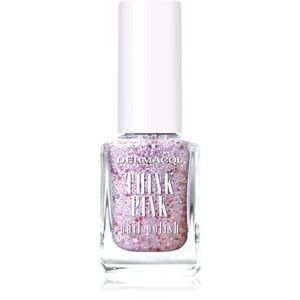 Dermacol Think Pink körömlakk csillámporral árnyalat 01 12 ml kép