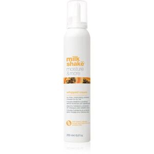 milk_shake® Moisture & More Whipped Cream öblítést nem igénylő hidratáló ápolás száraz hajra 200 ml kép