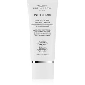 Institut Esthederm Into Repair Protective And Anti-Wrinkle Creme SPF 50+ védőkrém az arcra napfénnyel szembeni intoleranciára SPF 50+ 50 ml kép