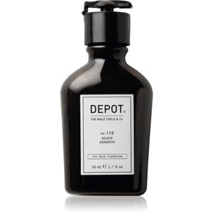 Depot No. 110 Black Shampoo sampon semlegesítő réz alaptónusok 50 ml kép