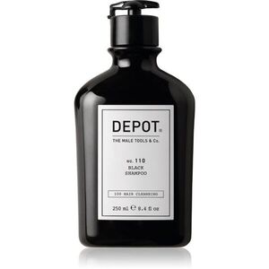 Depot 100 HAIR CLEANSING NO. 110 BLACK SHAMPOO sampon semlegesítő réz alaptónusok 250 ml kép