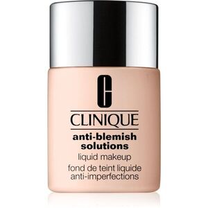 Clinique Anti-Blemish Solutions™ Liquid Makeup fedő hatású alapozó az aknéra hajlamos zsíros bőrre árnyalat WN 76 Toasted Wheat 30 ml kép