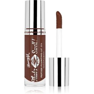 Barry M That's Swell! Peptide Plumping Lip Oil ajak olaj dús hatásért árnyalat Hazelnut Haze 6.5 ml kép