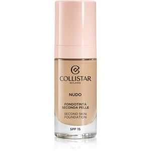 Collistar NUDO Second Skin Foundation SPF 15 világosító hidratáló make-up kisimító hatással árnyalat 2N Beige 30 ml kép