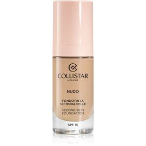 Collistar NUDO Second Skin Foundation SPF 15 világosító hidratáló make-up kisimító hatással árnyalat 2R Beige Rosato 30 ml kép