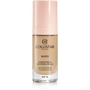 Collistar NUDO Second Skin Foundation SPF 15 világosító hidratáló make-up kisimító hatással árnyalat 2G Beige Dorato 30 ml kép