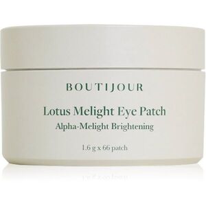 BOUTIJOUR Lotus Melight Eye Patch hidrogél maszk a szem körül a ráncok és a sötét karikák ellen 33 pár kép