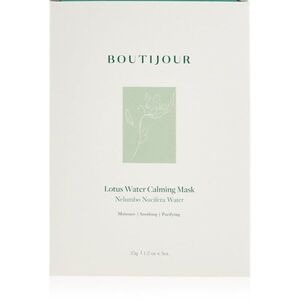 BOUTIJOUR Lotus Water Calming Mask nyugtató hatású gézmaszk a táplálásért és hidratálásért 5x33 g kép